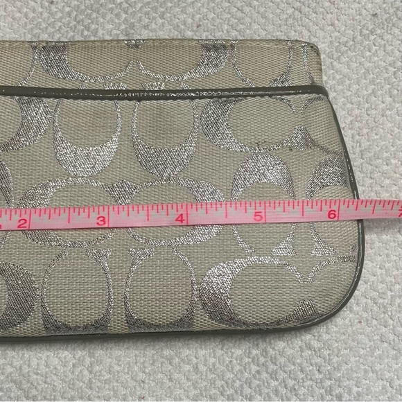 Coach Signature Monogram Wristlet - Picture 6 of 8